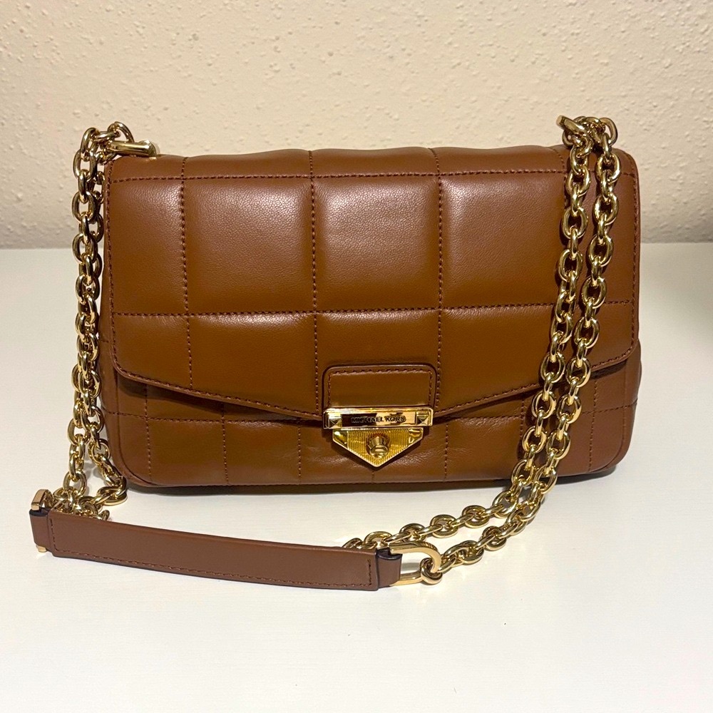 Michael Kors SoHo Large Quilted Leather Shoulder Bag - Picture 6 of 9